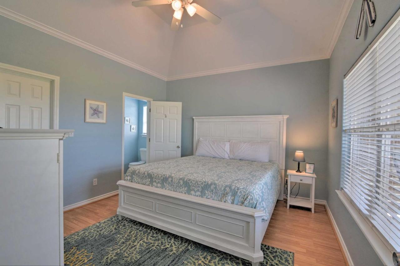 Bright Crystal Beach House, Walk To Coast! Vila Bolivar Peninsula Exterior foto