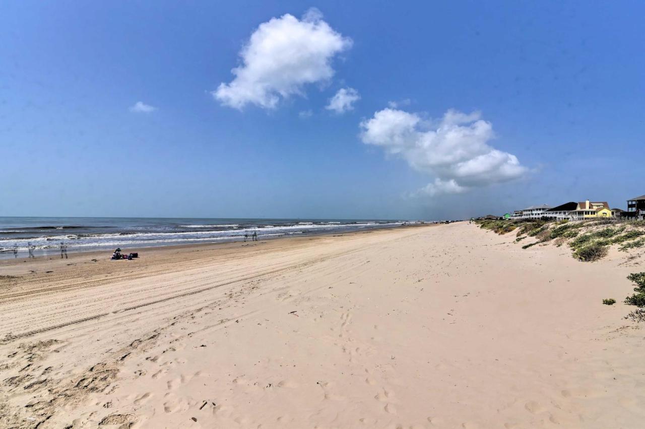 Bright Crystal Beach House, Walk To Coast! Vila Bolivar Peninsula Exterior foto
