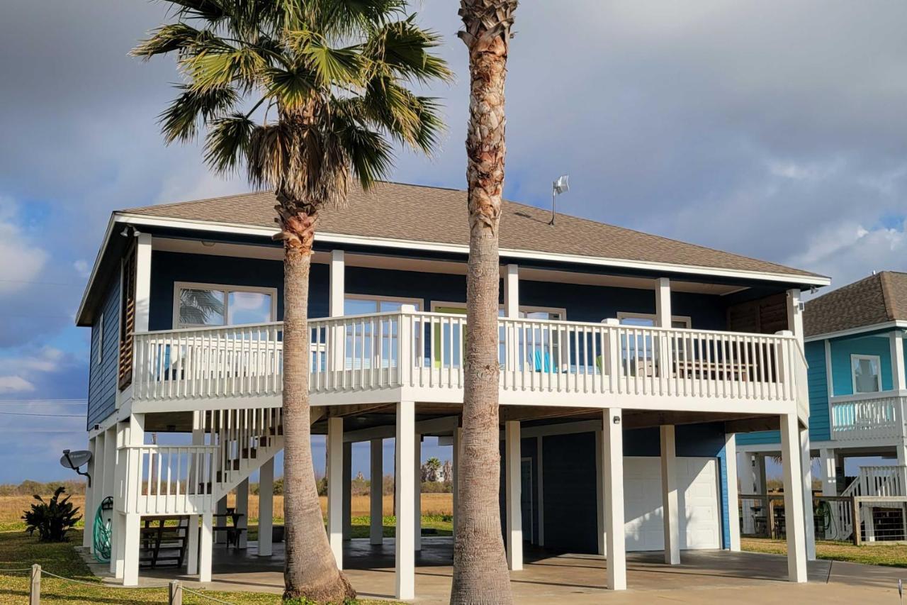 Bright Crystal Beach House, Walk To Coast! Vila Bolivar Peninsula Exterior foto